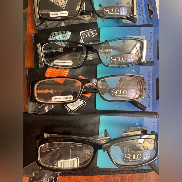 Bundle lot of 8 NEW Designer Reading Glasses Fashion Eyewear Multi Pack 2.75 - Picture 2 of 5
